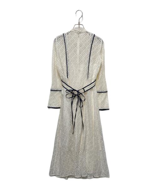 Lily Brown（リリーブラウン）Lily Brown (リリーブラウン) オリエンタルレースチャイナワンピース ホワイトの古着・服飾アイテム