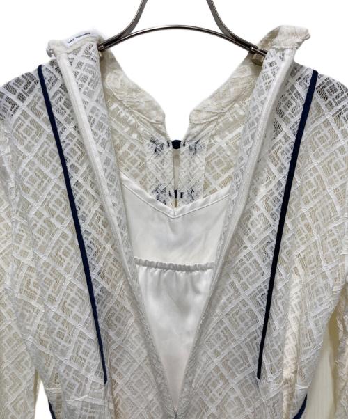 Lily Brown（リリーブラウン）Lily Brown (リリーブラウン) オリエンタルレースチャイナワンピース ホワイトの古着・服飾アイテム