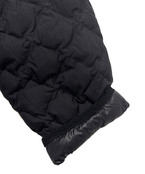 Gymphlex（ジムフレックス）Gymphlex (ジムフレックス) キルティングダウン カラーレスコート ブラック サイズ:14の古着・服飾アイテム