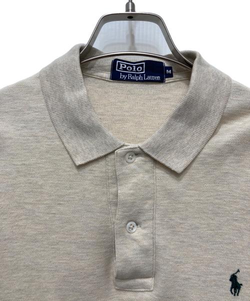 POLO RALPH LAUREN（ポロ・ラルフローレン）POLO RALPH LAUREN (ポロ・ラルフローレン) ポニー雌雄ポロシャツ アイボリー サイズ:Ⅿの古着・服飾アイテム