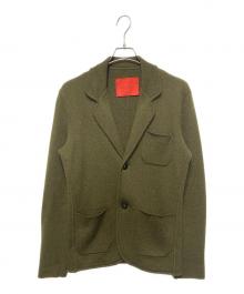 ISAIA（イザイア）の古着「カシミヤテーラードジャケット」｜グリーン