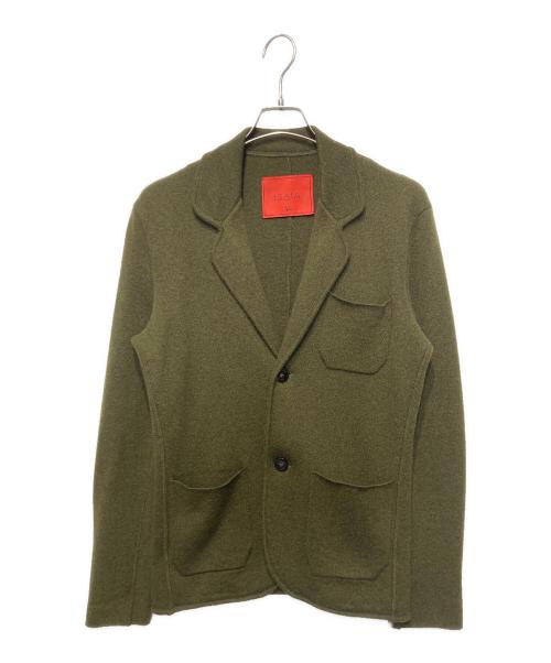 ISAIA（イザイア）ISAIA (イザイア) カシミヤテーラードジャケット グリーン サイズ:Ｓの古着・服飾アイテム