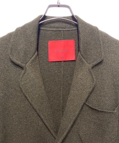 ISAIA（イザイア）ISAIA (イザイア) カシミヤテーラードジャケット グリーン サイズ:Ｓの古着・服飾アイテム