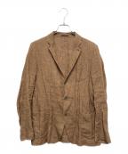 LARDINIラルディーニ）の古着「リネンテーラードジャケット」｜ベージュ