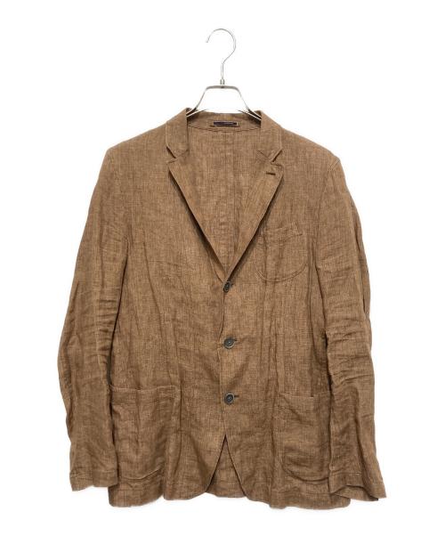LARDINI（ラルディーニ）LARDINI (ラルディーニ) リネンテーラードジャケット ベージュ サイズ:50の古着・服飾アイテム