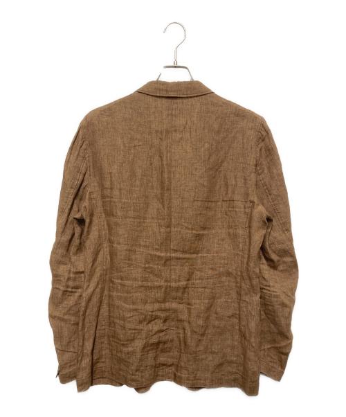 LARDINI（ラルディーニ）LARDINI (ラルディーニ) リネンテーラードジャケット ベージュ サイズ:50の古着・服飾アイテム