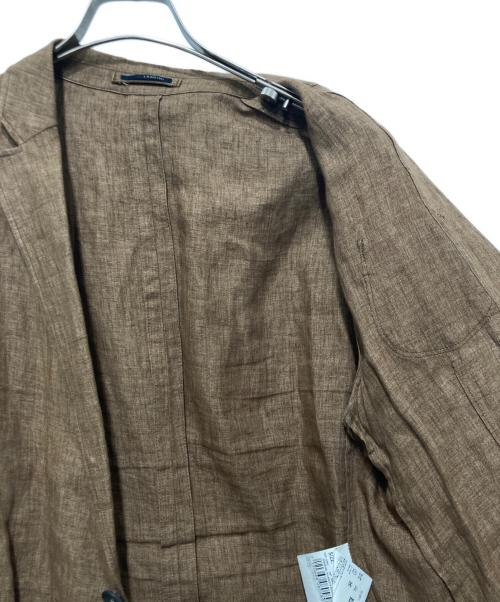 LARDINI（ラルディーニ）LARDINI (ラルディーニ) リネンテーラードジャケット ベージュ サイズ:50の古着・服飾アイテム