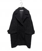 journal standard luxeジャーナルスタンダード ラックス）の古着「モヘヤシープ P-コート」｜ブラック