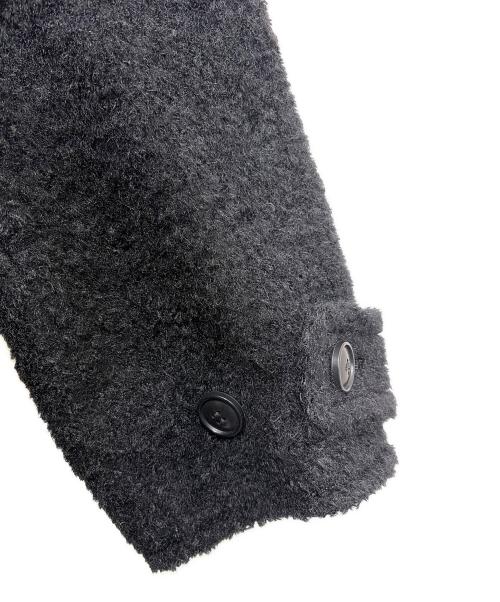 journal standard luxe（ジャーナルスタンダード ラックス）journal standard luxe (ジャーナルスタンダード ラックス) モヘヤシープ P-コート ブラック サイズ:FREEの古着・服飾アイテム