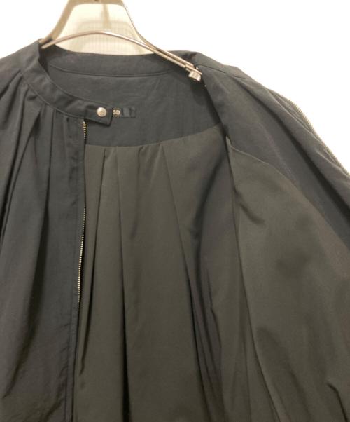 ROSSO（ロッソ）ROSSO (ロッソ) ギャザーボリュームブルゾン ブラック サイズ:FREEの古着・服飾アイテム