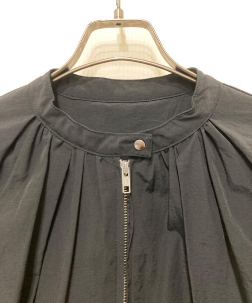 ROSSO（ロッソ）ROSSO (ロッソ) ギャザーボリュームブルゾン ブラック サイズ:FREEの古着・服飾アイテム