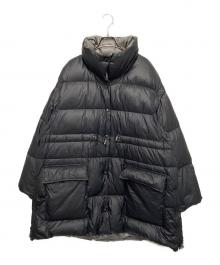 MAISON SPECIAL（メゾンスペシャル）の古着「オーバーチュニックダウン」｜ブラック×シルバー