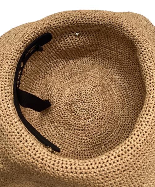 HELEN KAMINSKI（ヘレンカミンスキー）HELEN KAMINSKI (ヘレンカミンスキー) ストローハット ベージュの古着・服飾アイテム