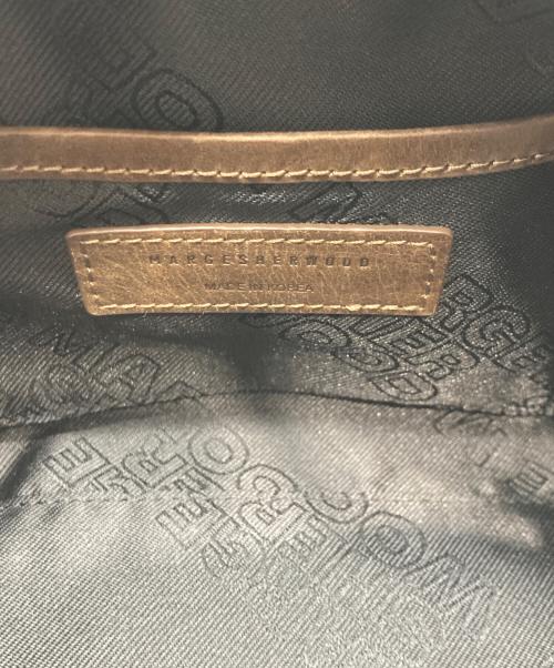 MARGE SHER WOOD（マージシャーウッド）MARGE SHER WOOD (マージシャーウッド) SOFT TOTE MINI ブラウンの古着・服飾アイテム