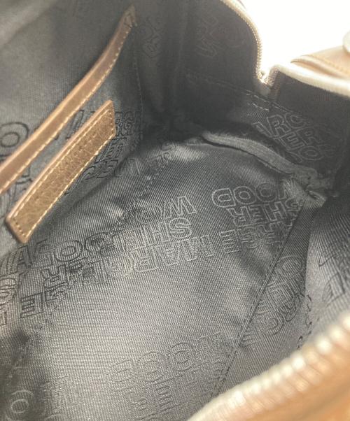 MARGE SHER WOOD（マージシャーウッド）MARGE SHER WOOD (マージシャーウッド) SOFT TOTE MINI ブラウンの古着・服飾アイテム