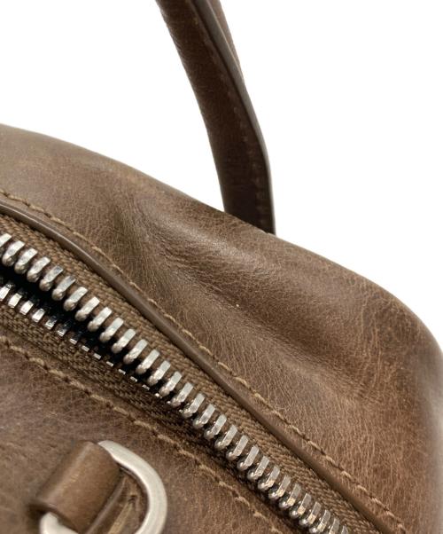 MARGE SHER WOOD（マージシャーウッド）MARGE SHER WOOD (マージシャーウッド) SOFT TOTE MINI ブラウンの古着・服飾アイテム