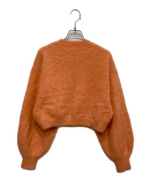 COLLAGE GALLARDAGALANTE（コラージュ ガリャルダガランテ）COLLAGE GALLARDAGALANTE (コラージュ ガリャルダガランテ) カシミヤ混カーディガン オレンジ サイズ:FREEの古着・服飾アイテム