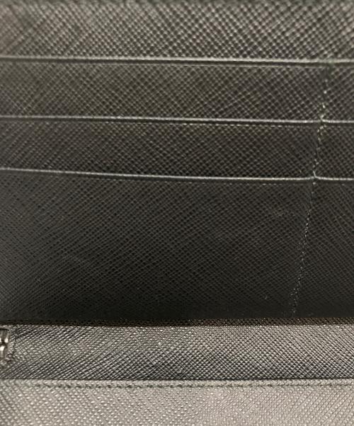 PRADA（プラダ）PRADA (プラダ) ラウンドファスナー財布 ブラックの古着・服飾アイテム