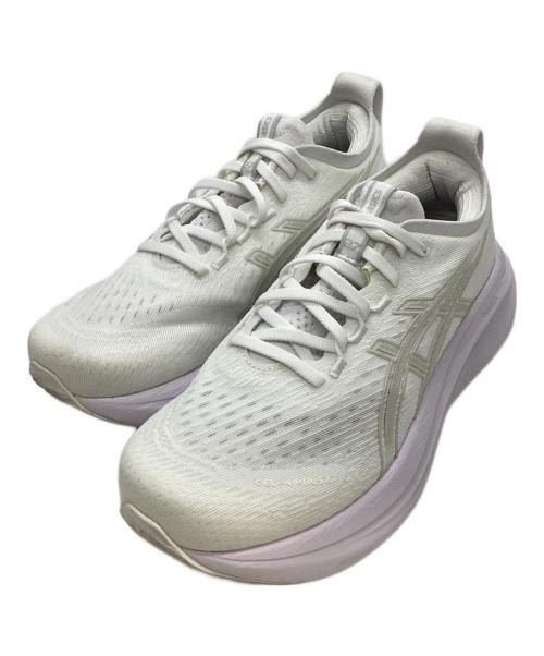 asics（アシックス）asics (アシックス) ランニングシューズ ホワイト サイズ:US6.5の古着・服飾アイテム