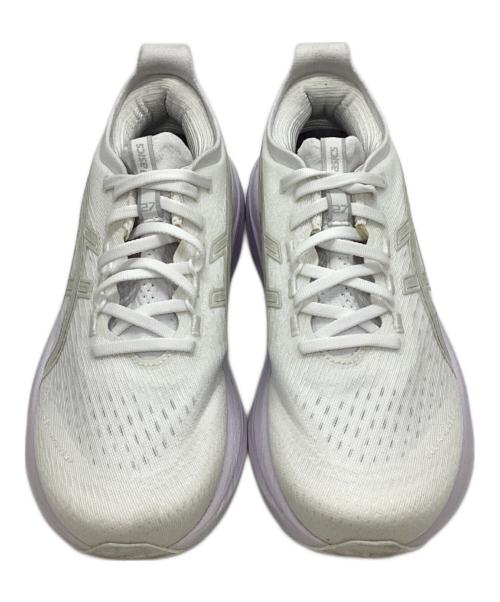 asics（アシックス）asics (アシックス) ランニングシューズ ホワイト サイズ:US6.5の古着・服飾アイテム