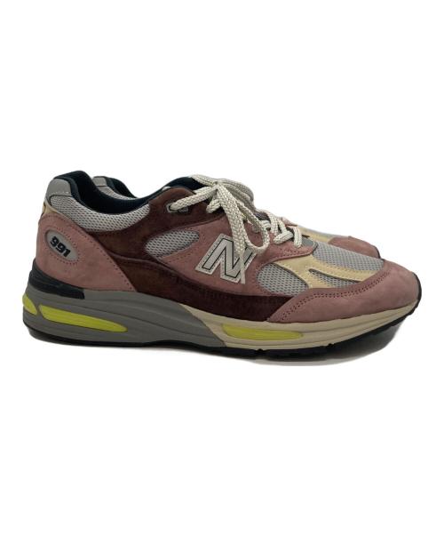 NEW BALANCE（ニューバランス）NEW BALANCE (ニューバランス) 991V2 ローカットスニーカー ピンク サイズ:US:10 1/2の古着・服飾アイテム