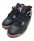 NIKEナイキ）の古着「エア ジョーダン 4 レトロ」｜ブラック