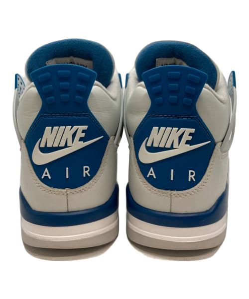 NIKE（ナイキ）NIKE (ナイキ) エア ジョーダン 4 レトロ ホワイト×ブルー サイズ:US10の古着・服飾アイテム