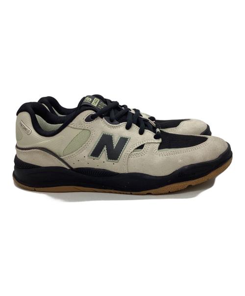 NEW BALANCE（ニューバランス）NEW BALANCE (ニューバランス) ローカットスニーカー ベージュ×ブラック サイズ:US10の古着・服飾アイテム