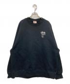 NIKE×stussyナイキ×ステューシー）の古着「コラボロゴ刺繍スウェット」｜ブラック