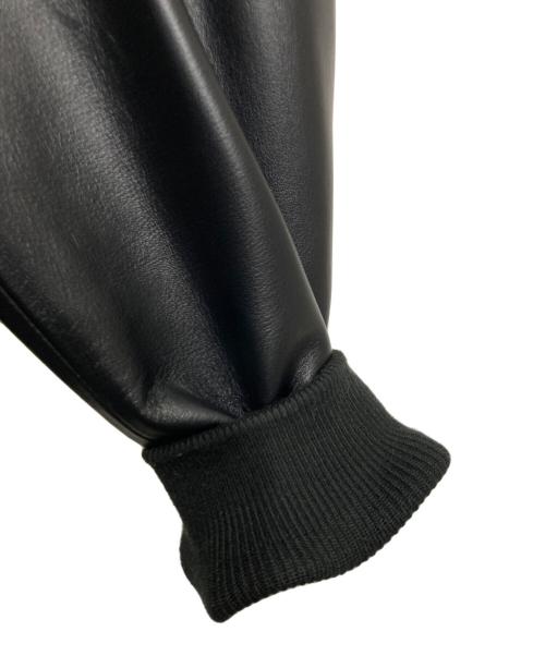 AVIREX（アヴィレックス）AVIREX (アヴィレックス) フーデッドレザージャケット ブラック サイズ:Lの古着・服飾アイテム