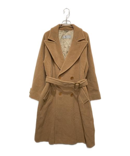 MaxMara（マックスマーラ）MaxMara (マックスマーラ) ウールコート ブラウン サイズ:40の古着・服飾アイテム