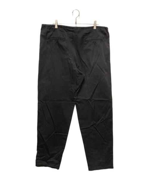 YOHJI YAMAMOTO（ヨウジヤマモト）YOHJI YAMAMOTO (ヨウジヤマモト) ワイドテーパードパンツ ブラック サイズ:3の古着・服飾アイテム