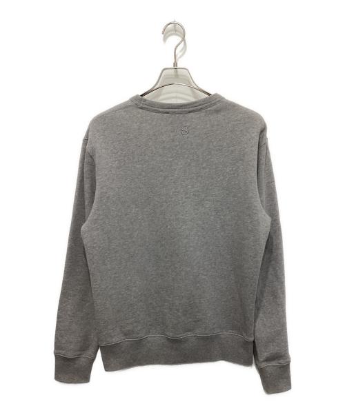 Acne studios（アクネ ストゥディオズ）ACNE STUDIOS (アクネ ストゥディオズ) バックワンポイント刺繍スウェット グレー サイズ:Ｍの古着・服飾アイテム