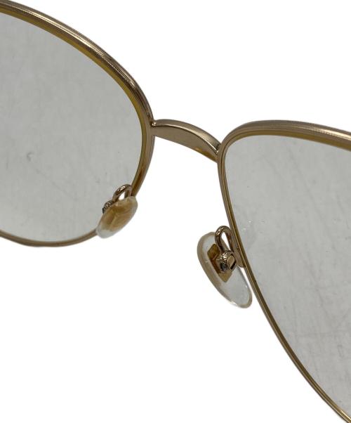 GUCCI（グッチ）GUCCI (グッチ) メタルフレーム眼鏡 ゴールド サイズ:61□14-145の古着・服飾アイテム