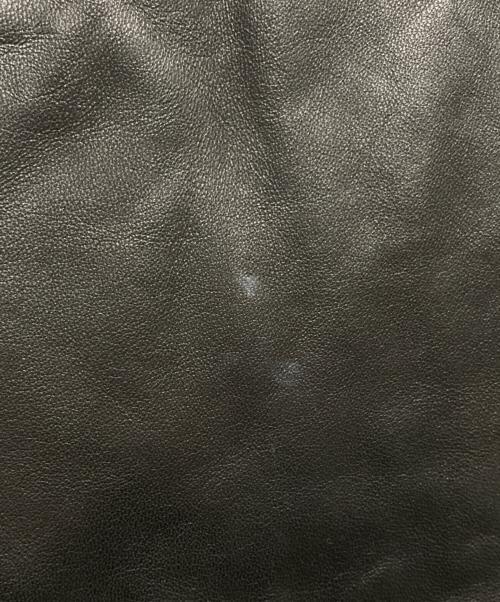 Liugoo Leathers（リューグーレザーズ）LIUGOO LEATHERS (リューグーレザーズ) ラムレザーシングルライダースジャケット ブラック サイズ:Lの古着・服飾アイテム