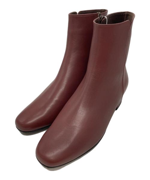 LULUCA STEP（ルルカステップ）LULUCA STEP (ルルカステップ) ショートブーツ レッド サイズ:24の古着・服飾アイテム