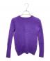 POLO RALPH LAUREN (ポロ・ラルフローレン) カシミヤ混ポニー刺繍ニット パープル サイズ:XS：8000円
