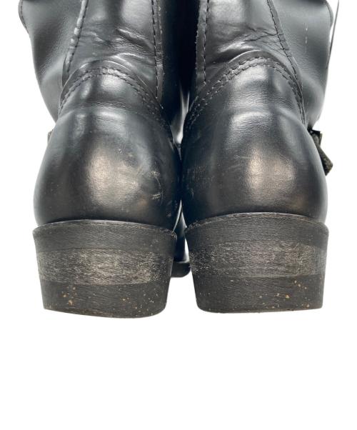 RED WING（レッドウィング）RED WING (レッドウィング) ショート エンジニアブーツ ブラック サイズ:26.5cmの古着・服飾アイテム