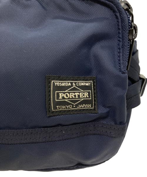 PORTER（ポーター）PORTER (ポーター) フラッシュ ウエストバッグ ネイビーの古着・服飾アイテム