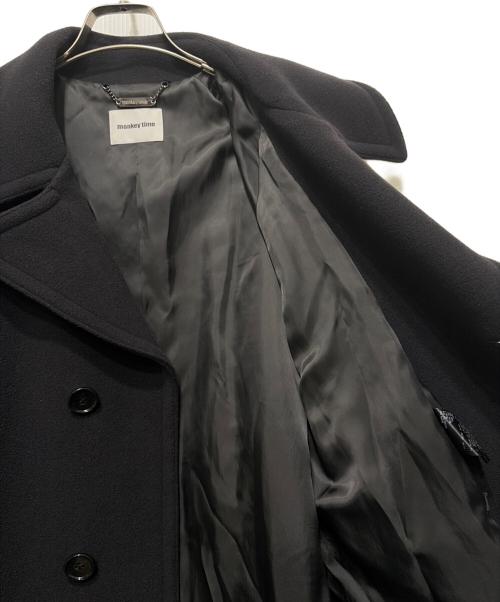 MONKEY TIME（モンキータイム）MONKEY TIME (モンキータイム) ウールコート ブラック サイズ:Ｓの古着・服飾アイテム