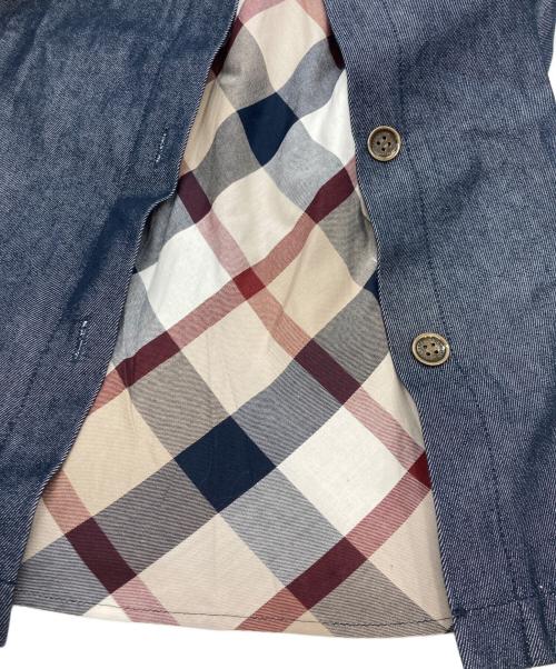 BLUE LABEL CRESTBRIDGE（ブルーレーベルクレストブリッジ）BLUE LABEL CRESTBRIDGE (ブルーレーベルクレストブリッジ) リアクティブデニムフレアスカート インディゴ サイズ:38の古着・服飾アイテム