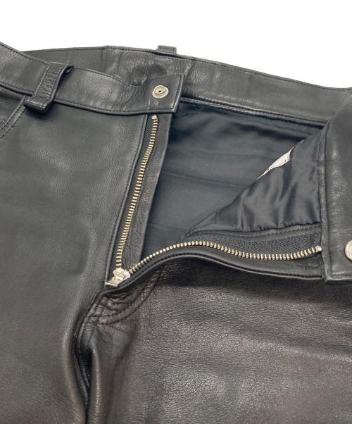 Y'2 LEATHERS（Y'2 レザーズ）Y'2 LEATHERS (Y'2 レザーズ) レザーパンツ ブラック サイズ:33の古着・服飾アイテム
