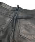 中古・古着 Y'2 LEATHERS (Y'2 レザーズ) レザーパンツ ブラック サイズ:33：10000円