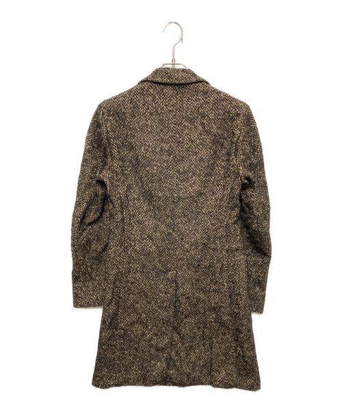 LARDINI（ラルディーニ）LARDINI (ラルディーニ) ウールチェスターコート ブラウン サイズ:42の古着・服飾アイテム