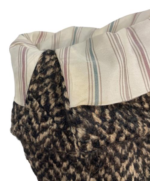 LARDINI（ラルディーニ）LARDINI (ラルディーニ) ウールチェスターコート ブラウン サイズ:42の古着・服飾アイテム