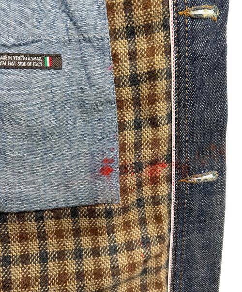 JACOB COHEN（ヤコブコーエン）JACOB COHEN (ヤコブコーエン) 裏チェックデニムジャケット インディゴ サイズ:Ｍの古着・服飾アイテム