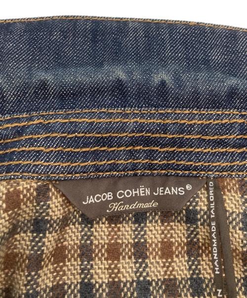 JACOB COHEN（ヤコブコーエン）JACOB COHEN (ヤコブコーエン) 裏チェックデニムジャケット インディゴ サイズ:Ｍの古着・服飾アイテム