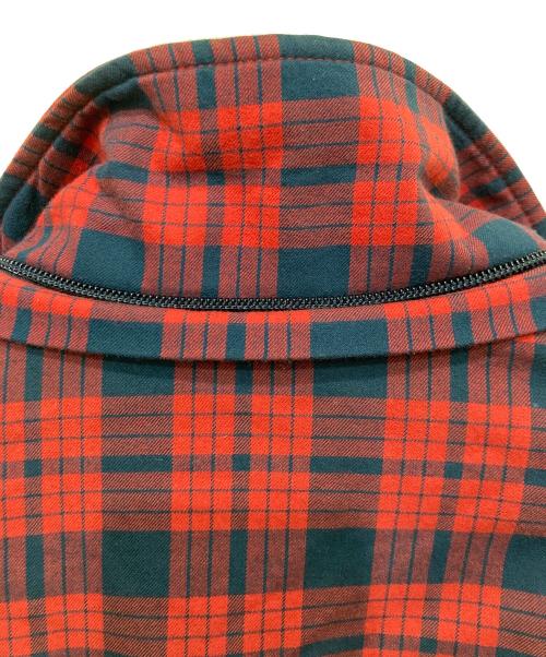 SUPREME（シュプリーム）SUPREME (シュプリーム) キルテッドジップフランネルシャツ レッド サイズ:Mの古着・服飾アイテム