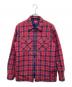 SUPREME（シュプリーム）の古着「キルテッドジップフランネルシャツ」｜レッド