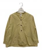 MHLエムエイチエル）の古着「コンパクトコットンポプリンカラーシャツ」｜イエロー